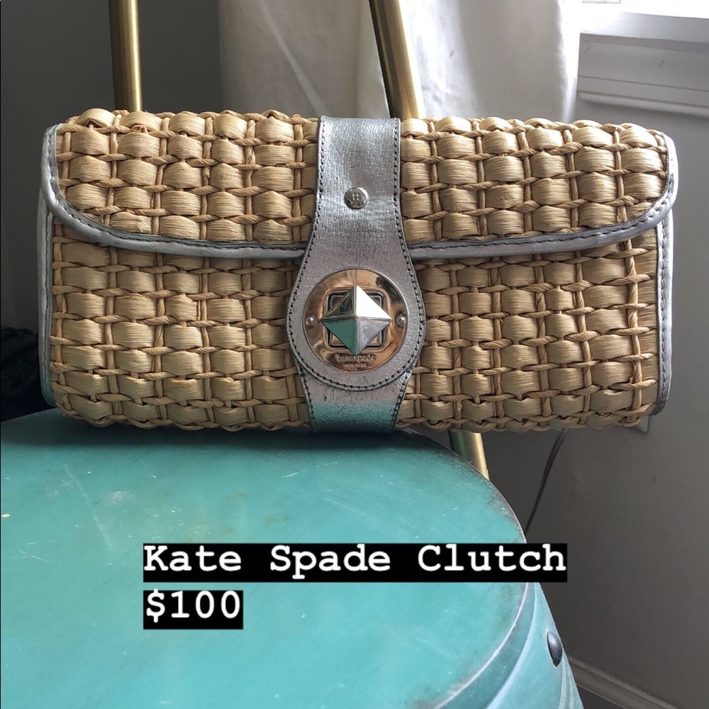 KATE Spade Woven Clutch